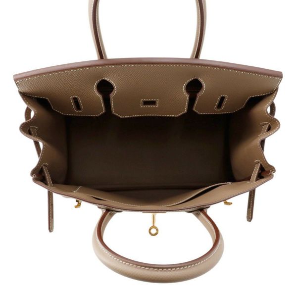 エルメス バーキン30 エトゥープ/ゴールド金具 エプソン B刻印 HERMES Birkin ハンドバッグ