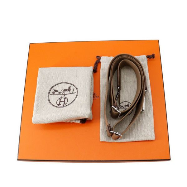 エルメス ショルダーバッグ エブリン3 PM エトゥープ/シルバー金具 トリヨンクレマンス K刻印 HERMES Evelyne