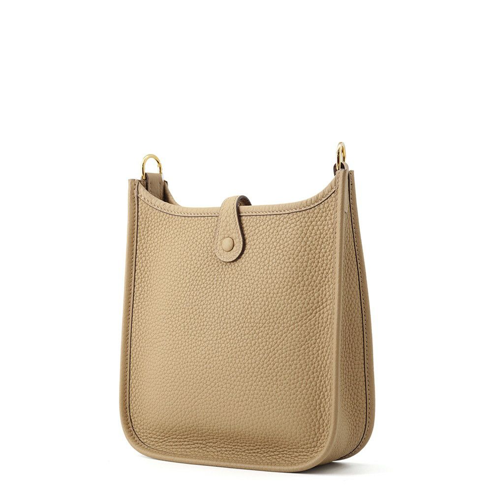 エルメス ショルダーバッグ エブリンTPM 111cm ビスキュイ/ゴールド金具 トリヨンクレマンス B刻印 HERMES Evelyne