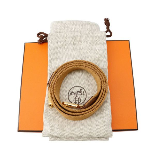 エルメス ショルダーバッグ エブリンTPM 111cm ビスキュイ/ゴールド金具 トリヨンクレマンス B刻印 HERMES Evelyne