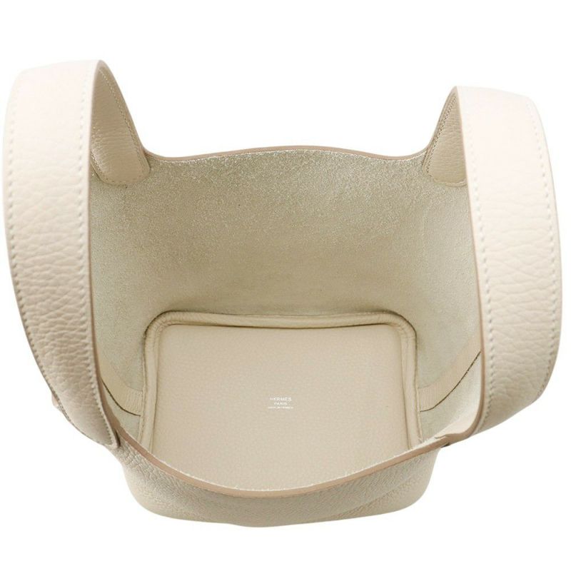 エルメス ハンドバッグ ピコタンロックPM クレ/シルバー金具 トリヨンクレマンス K刻印 HERMES トートバッグ