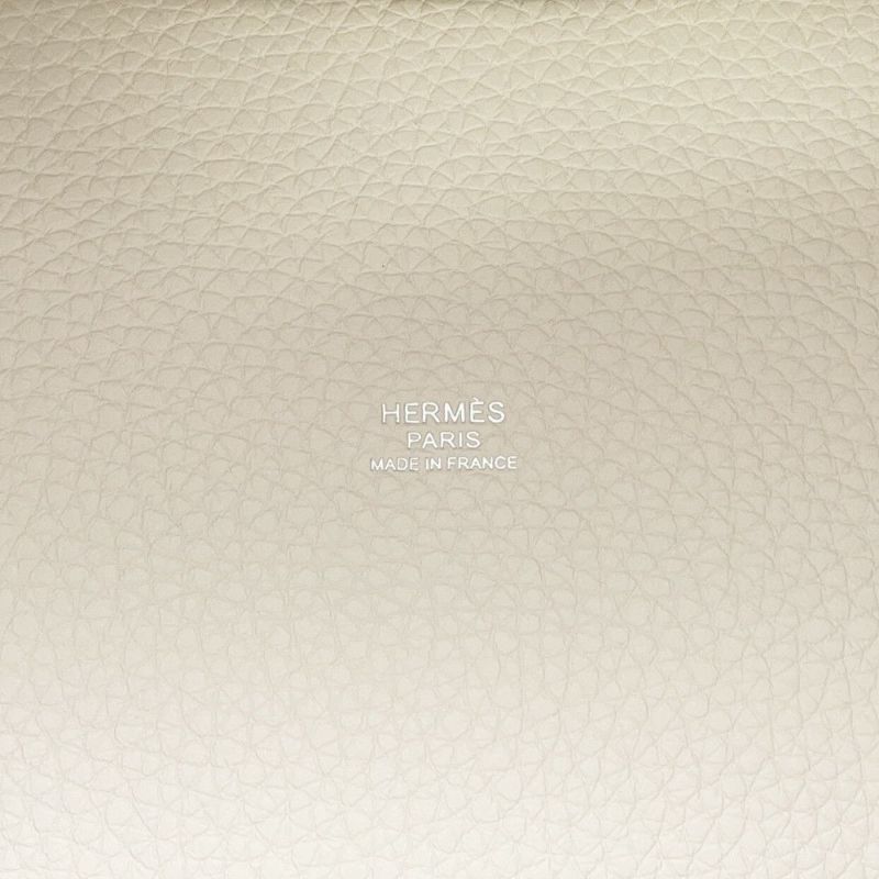 エルメス ハンドバッグ ピコタンロックPM クレ/シルバー金具 トリヨンクレマンス K刻印 HERMES トートバッグ
