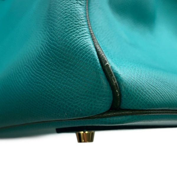 エルメス バーキン40 ブルーパオン/プルーズ/ゴールド金具 エプソン X刻印 HERMES Birkin ハンドバッグ SPO