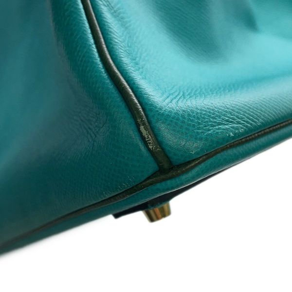 エルメス バーキン40 ブルーパオン/プルーズ/ゴールド金具 エプソン X刻印 HERMES Birkin ハンドバッグ SPO