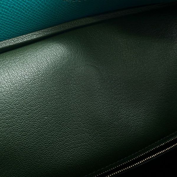 エルメス バーキン40 ブルーパオン/プルーズ/ゴールド金具 エプソン X刻印 HERMES Birkin ハンドバッグ SPO