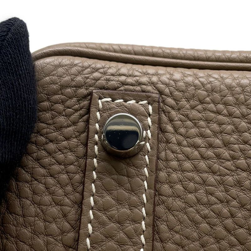エルメス バーキン30 エトゥープ/シルバー金具 トゴ □K刻印 HERMES Birkin ハンドバッグ