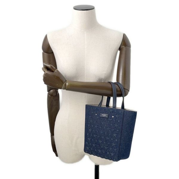 ジミーチュウ ハンドバッグ レニー ノースサウス S-M デニム JIMMY CHOO 2way