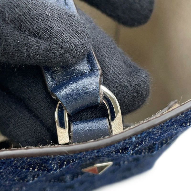 ジミーチュウ ハンドバッグ レニー ノースサウス S-M デニム JIMMY CHOO 2way