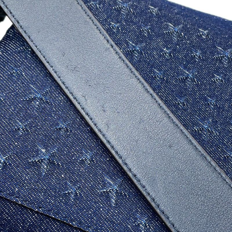 ジミーチュウ ハンドバッグ レニー ノースサウス S-M デニム JIMMY CHOO 2way