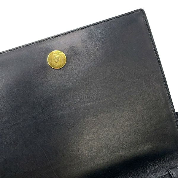 サルヴァトーレ・フェラガモ ショルダーバッグ ヴァラリボン レザー Ferragamo 黒