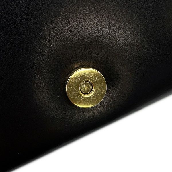 サルヴァトーレ・フェラガモ ショルダーバッグ ヴァラリボン レザー Ferragamo 黒