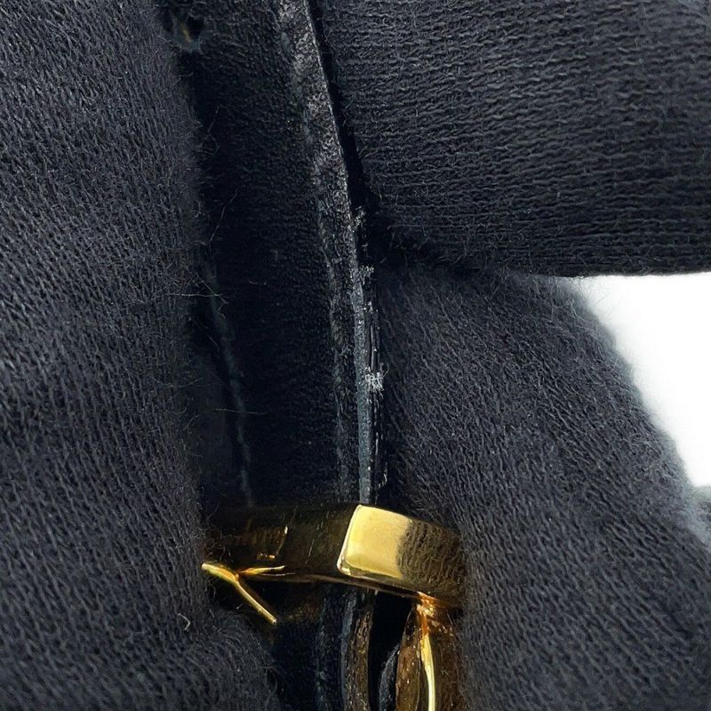 サルヴァトーレ・フェラガモ ショルダーバッグ ヴァラリボン レザー Ferragamo 黒