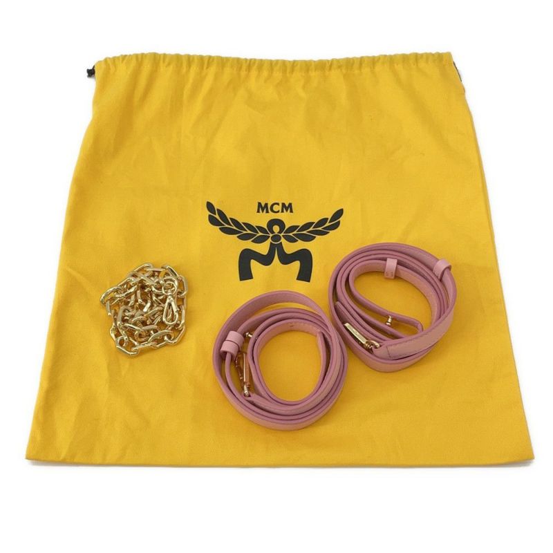 エムシーエム リュックサック ヴィセトス AREN VI ミニ レザー MWKFATA02PZ001 MCM バッグパック バッグ 2way