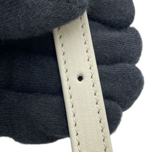 ミュウミュウ ハンドバッグ ジップド トップハンドル シープファー 5BB092 MIUMIU 2way 白