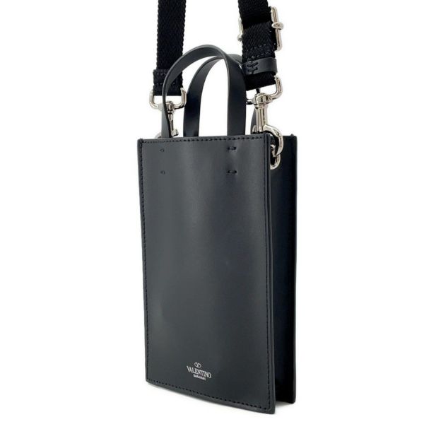 ヴァレンティノ・ガラヴァーニ ショルダーバッグ VLTNロゴ ミニ VALENTINO 黒