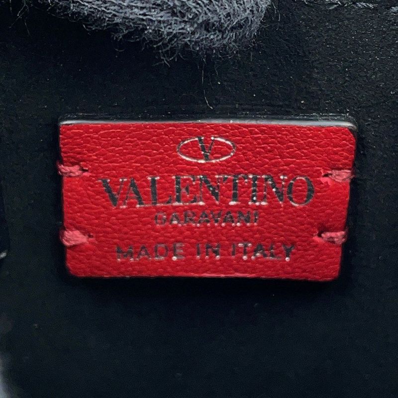 ヴァレンティノ・ガラヴァーニ ショルダーバッグ VLTNロゴ ミニ VALENTINO 黒