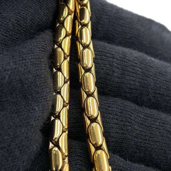 ブルガリ チェーンショルダーバッグ セルペンティ レザー BVLGARI 黒