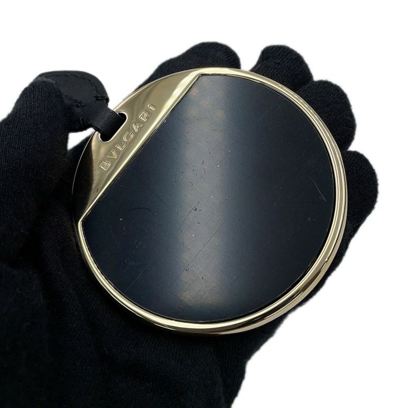 ブルガリ チェーンショルダーバッグ セルペンティ レザー BVLGARI 黒