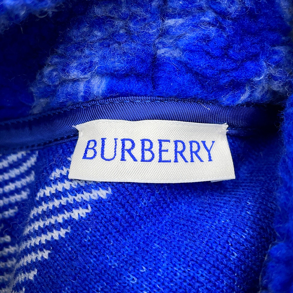 バーバリー パーカー チェック柄 ボア プルオーバーパーカー メンズサイズM 8077523 BURBERRY トップス