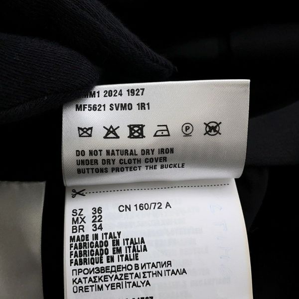 ミュウミュウ ワンピース ミニシャツドレス プリーツ レディースサイズ36 MF5621 Miu Miu トップス 黒