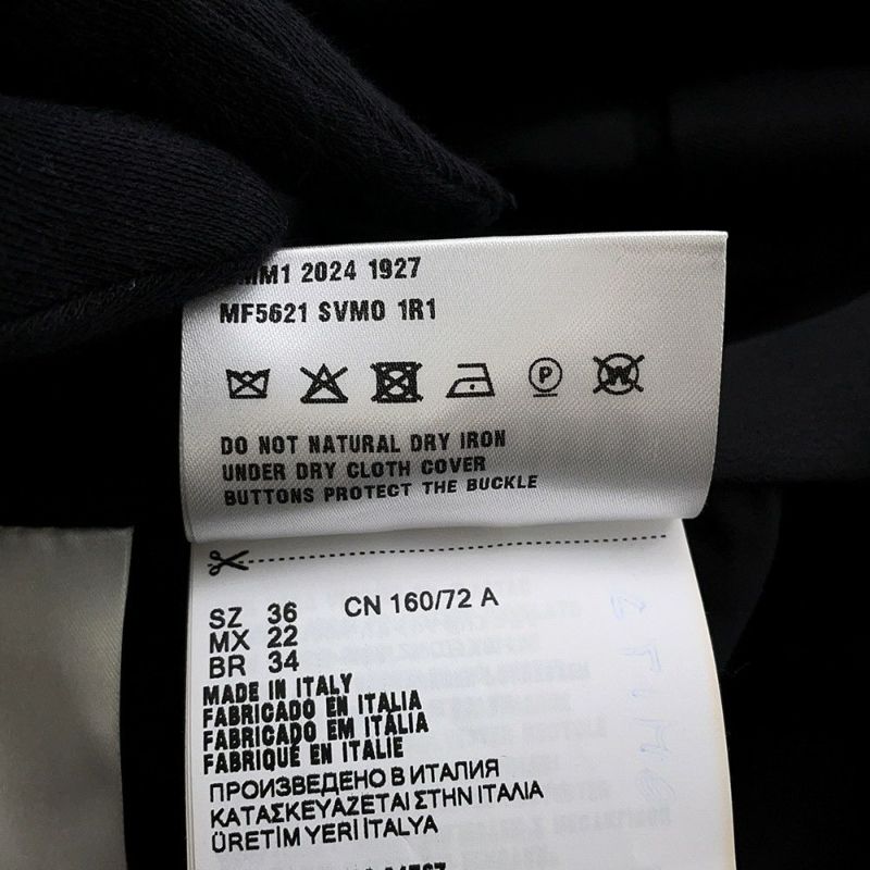 ミュウミュウ ワンピース ミニシャツドレス プリーツ レディースサイズ36 MF5621 Miu Miu トップス 黒