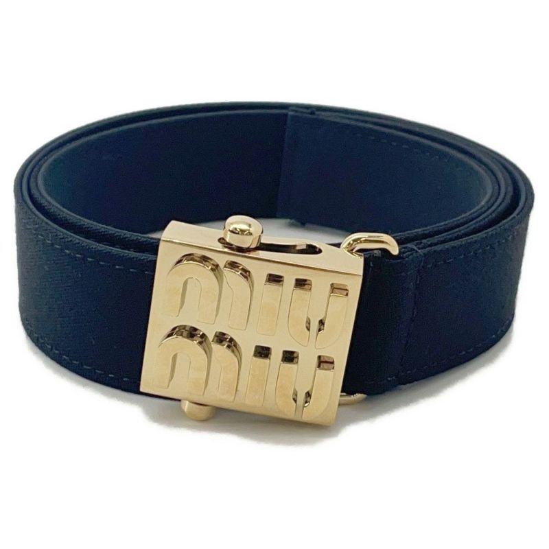 ミュウミュウ ワンピース ミニシャツドレス プリーツ レディースサイズ36 MF5621 Miu Miu トップス 黒