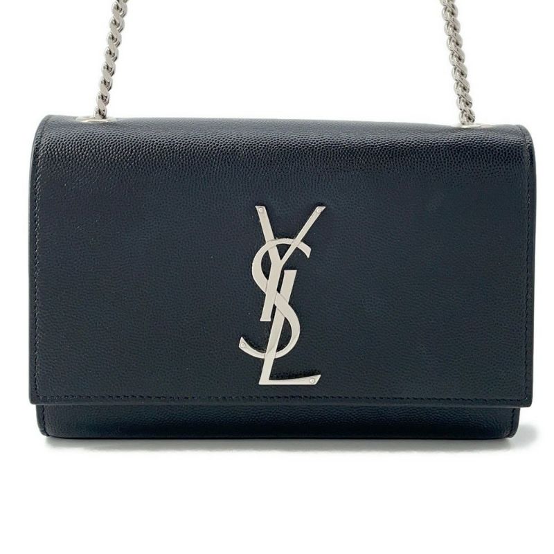 サンローランパリ チェーンショルダーバッグ ケイト レザー 469390 SAINT LAURENT PARIS バッグ 黒