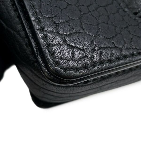 クリスチャン・ディオール ショルダーバッグ ディオレボリューション モザイクロゴ レザー Christian Dior 黒