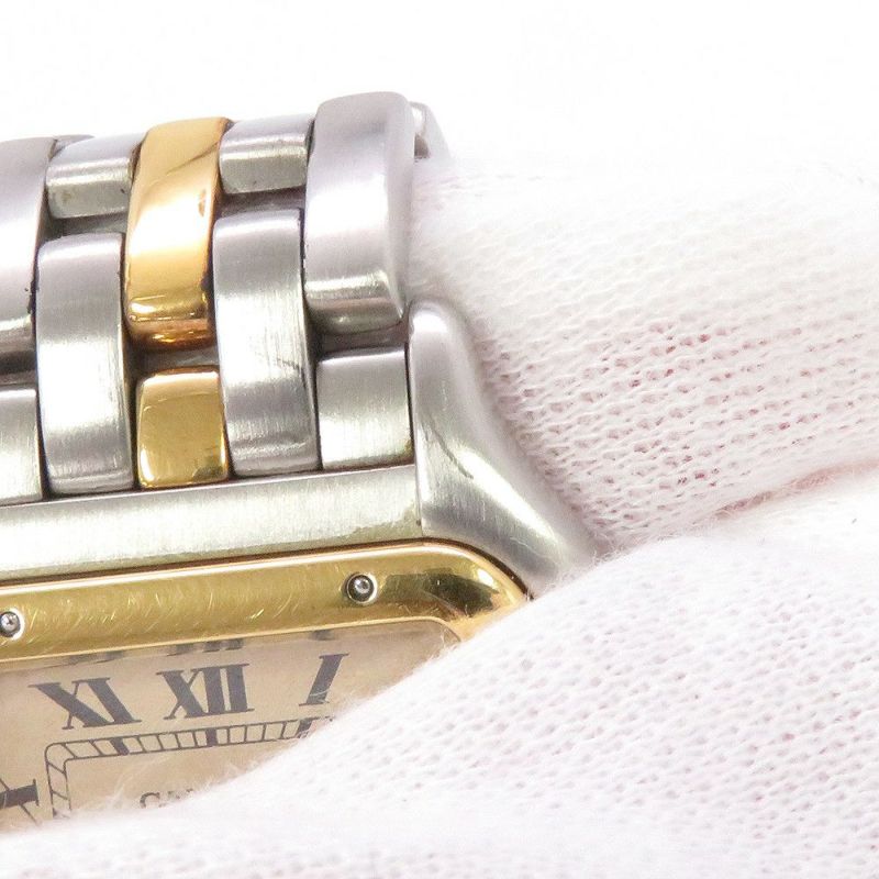 カルティエ パンテール ドゥ カルティエ MM 1ロウ Cartier 腕時計 アイボリー文字盤