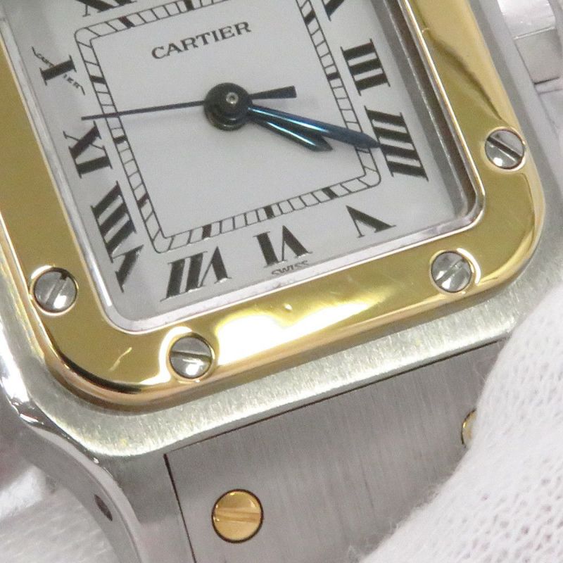 カルティエ サントスガルベ SM Cartier 腕時計 白文字盤