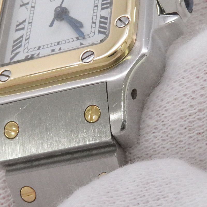 カルティエ サントスガルベ SM Cartier 腕時計 白文字盤