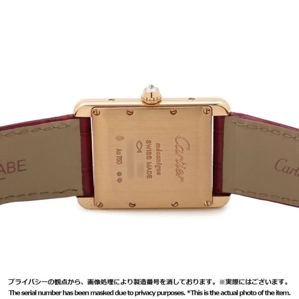 カルティエ タンク ルイ カルティエ LM WJTA0014 Cartier 腕時計 シルバー文字盤