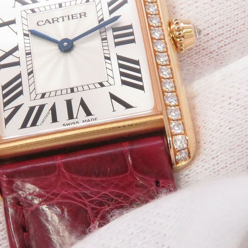 カルティエ タンク ルイ カルティエ LM WJTA0014 Cartier 腕時計 シルバー文字盤