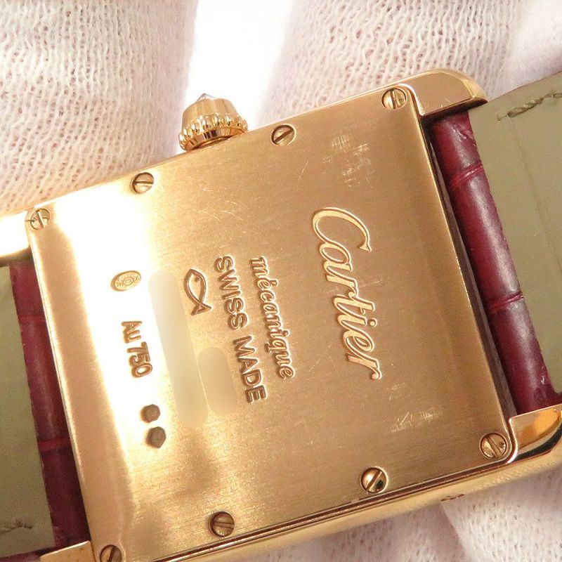 カルティエ タンク ルイ カルティエ LM WJTA0014 Cartier 腕時計 シルバー文字盤