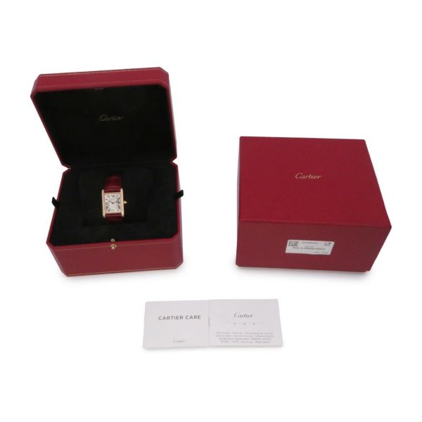 カルティエ タンク ルイ カルティエ LM WJTA0014 Cartier 腕時計 シルバー文字盤