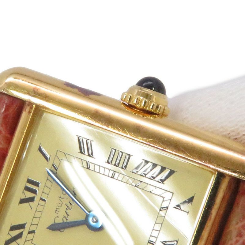 カルティエ マストタンク SM W1003153 Cartier 腕時計 アイボリー文字盤