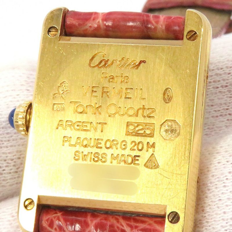 カルティエ マストタンク SM W1003153 Cartier 腕時計 アイボリー文字盤