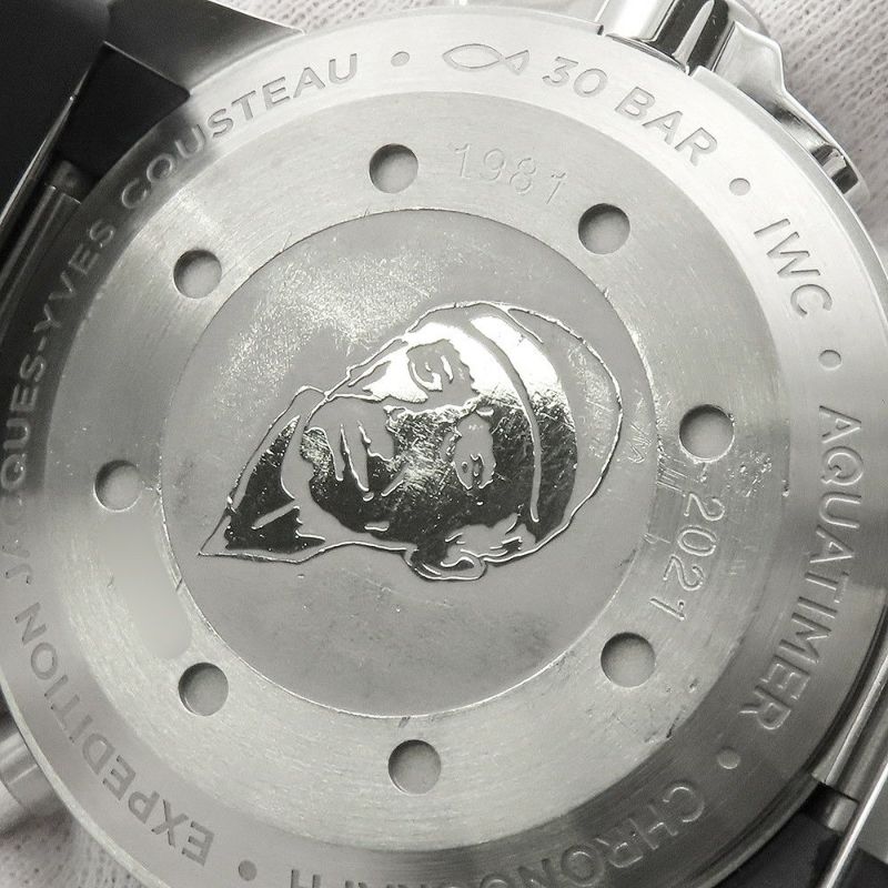 IWC アクアタイマー クロノグラフ エクスペディション・ジャック=イヴ・クストー IW376805 腕時計 ウォッチ ブルー文字盤