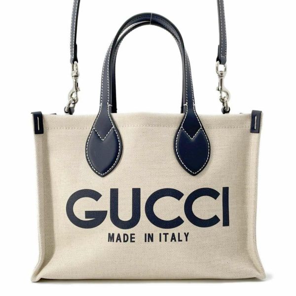 グッチ ハンドバッグ プリント ミニ キャンバス 772144 GUCCI 2wayショルダーバッグ ポーチ付き