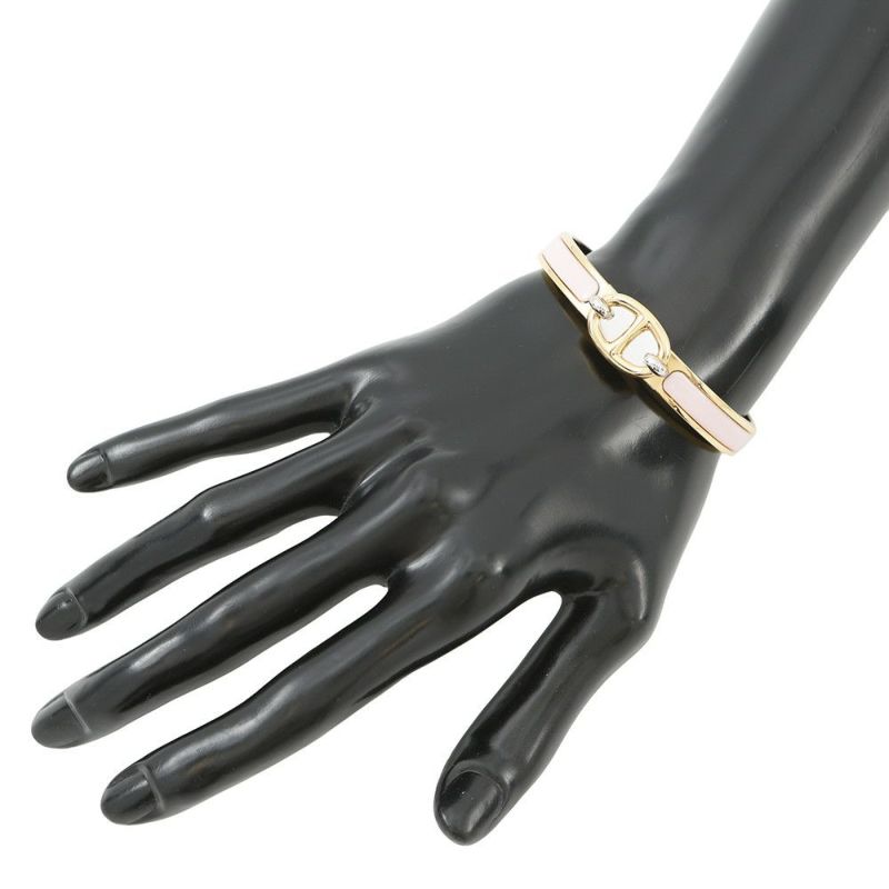 エルメス ブレスレット シェーヌダンクル ミニクリック PM ローズ・カンダー/ゴールド金具   HERMES アクセサリー