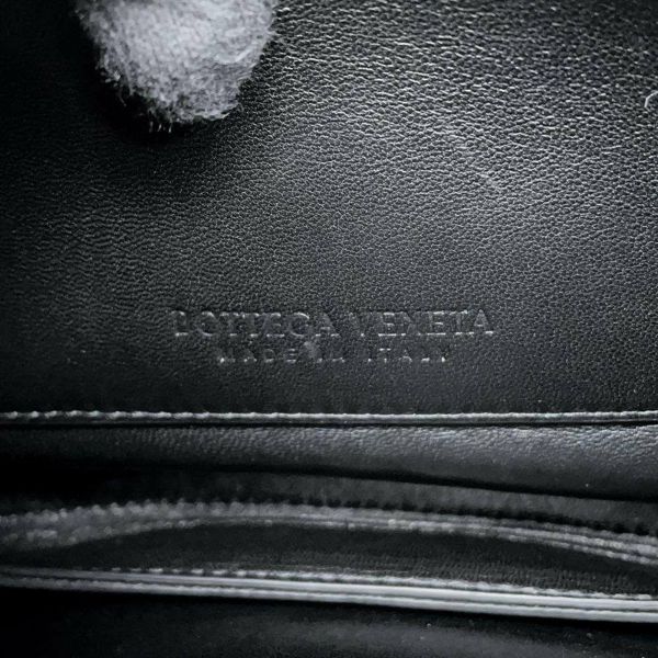 ボッテガヴェネタ ショルダーバッグ マウント エンベロープ レザー 667398 BOTTEGA VENETA 黒