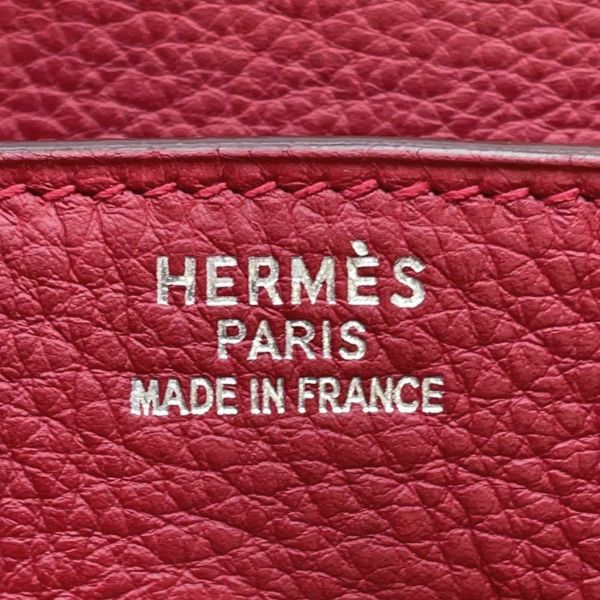 エルメス バーキン35 ルージュヴィフ/シルバー金具 ルージュカザック □G刻印 HERMES Birkin ハンドバッグ