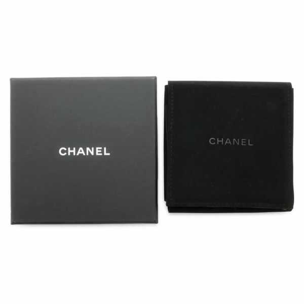 シャネル ブローチ クローバーモチーフ メタル ABC961 CHANEL アクセサリー 黒