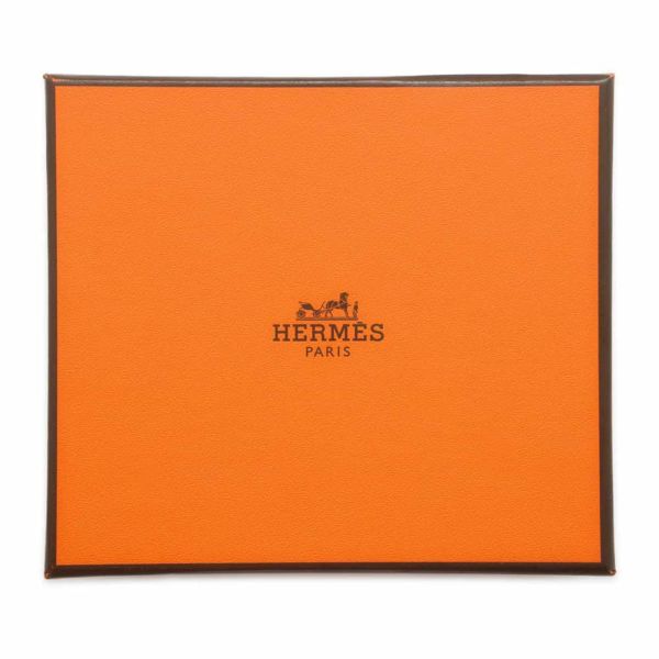 エルメス カードケース ベアン ミニ エトゥープ/シルバー金具 エプソン W刻印 HERMES 財布