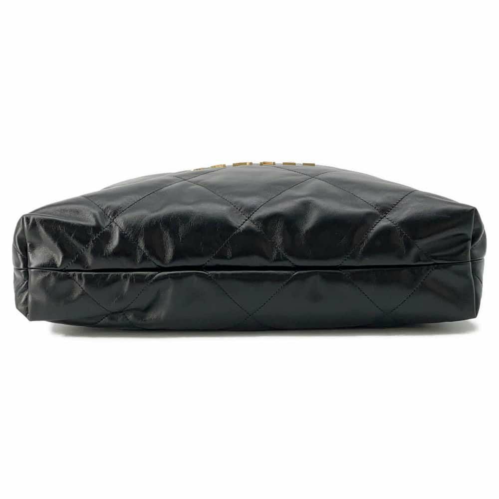 シャネル ハンドバッグ シャネル22 シャイニーカーフレザー AS3261 CHANEL バッグ ショルダーバッグ 黒
