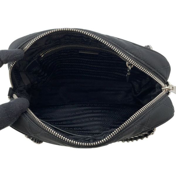 プラダ ハンドバッグ キルティング ナイロン 1BH910 PRADA 黒 2way