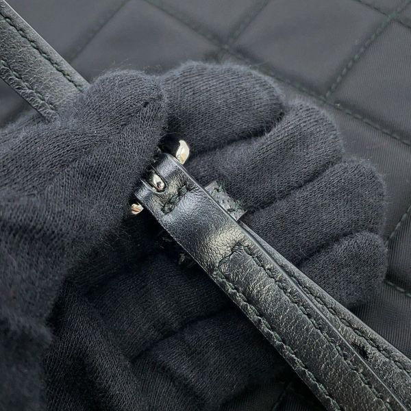 プラダ ハンドバッグ キルティング ナイロン 1BH910 PRADA 黒 2way