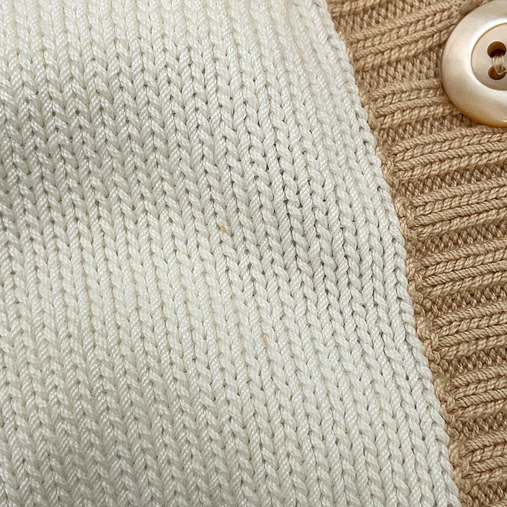 プラダ カーディガン クロップド コットン レディースサイズ36 P25I04 PRADA 白