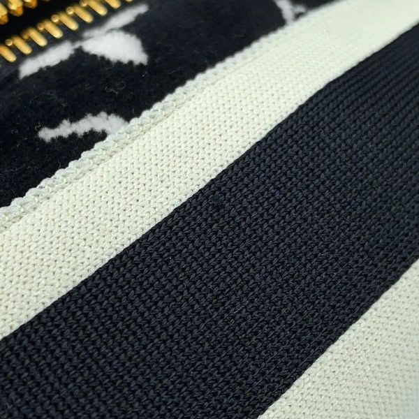 ルイヴィトン ボトムス モノグラム ベロアパンツ コットン レディースサイズXL LOUIS VUITTON ヴィトン 黒