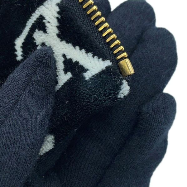 ルイヴィトン ボトムス モノグラム ベロアパンツ コットン レディースサイズXL LOUIS VUITTON ヴィトン 黒